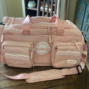 WOLF Pink Travel Bag with Adjustable Strap-NEW NEVER USED